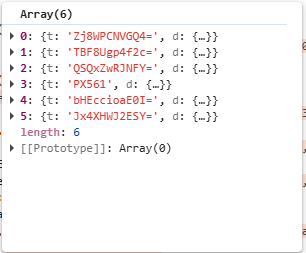 Fingerprint data array